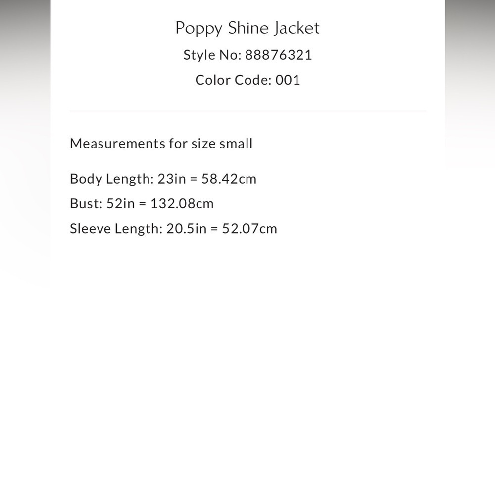 Free People Poppy Shine Jacket Size XL NWT - Picture 6 of 15